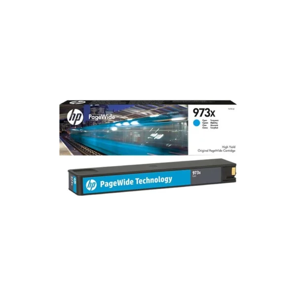 HP 973XL High Yield Cyan Original PageWide Cartridge