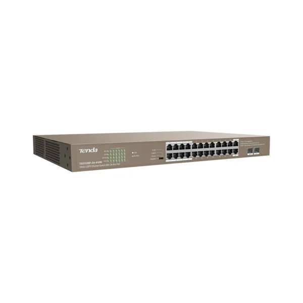 Tenda TEG1126P 24GE+2SFP Ethernet Switch - Image 2