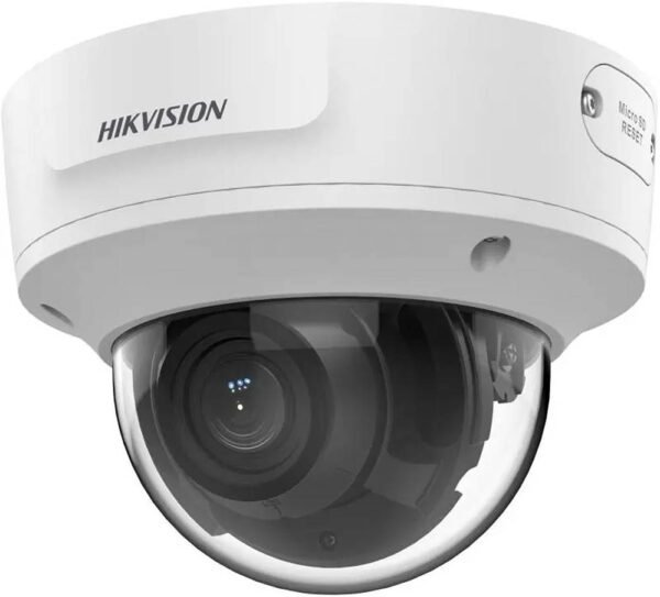 Hikvision 4 MP AcuSense Motorized Varifocal Dome Network Camera, 2.8 to 12mm Lens, H.265+ Compression, Up to 40 m IR Range, RJ45 ETH, Day, Night, Auto, Schedule, IP67 / IK10, White | DS-2CD2743G2-IZS