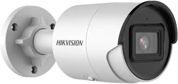 Hikvision 8 MP AcuSense Fixed Bullet Network Camera, 2.8mm Fixed Focal Lens, Up to 40m IR Light, 120 dB WDR, H.265+, RJ45 ETH, Built-in Mic, IP67, White | DS-2CD2083G2-IU