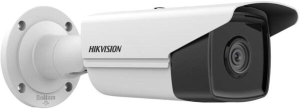 Hikvision 8 MP AcuSense Fixed Bullet Network Camera, 2.8mm Fixed Lens, Up to 80m IR Light Range, H.265+ Compression, 120 dB WDR, Support MicroSD, IP67, White | DS-2CD2T83G2-4I