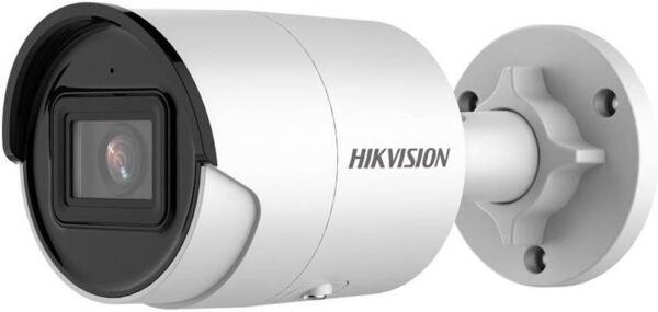 Hikvision 8 MP AcuSense Fixed Bullet Network Camera, 2.8mm Fixed Focal Lens, Up to 40m IR Light, 120 dB WDR, H.265+, RJ45 ETH, Built-in Mic, IP67, White | DS-2CD2083G2-IU - Image 2